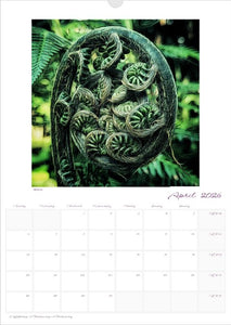 Kalender 'la vie en fleur' 2026 beschreibbar