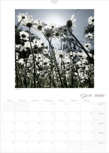 Kalender 'la vie en fleur' 2026 beschreibbar