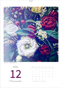 Kalender 'la vie en fleur' 2026 Kunstdruck