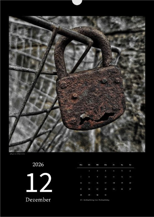 's p e c t O c u l a r' Kalender 2026 Kunstdruck