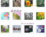 Lade das Bild in den Galerie-Viewer, Kalender &#39;la vie en fleur&#39; 2026 beschreibbar
